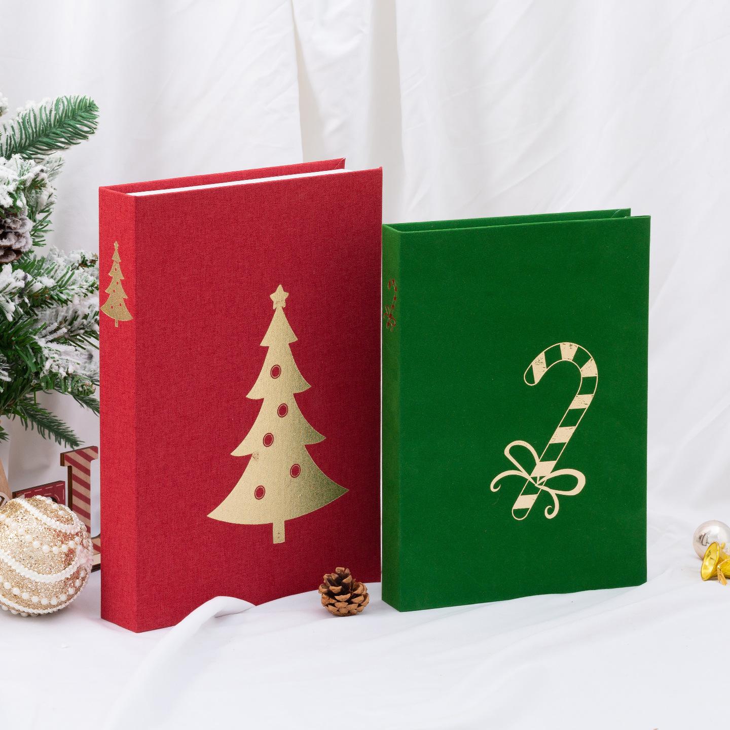 

Рождественская Открытая Декоративная Книга Коробка для Хранения Роскошные Декоративные Книги Абстрактный Дизайн Книги для Кофейного Столика Спальня Домашний Декор Интерьера