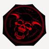 Twice Solve Coagula: Devil Skull Graphic DesignUmbrella, Portable 3-Fold Compact Umbrella,Christmas Gift ES520