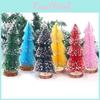 Delightful Mini Christmas Tree Ornament Stunning Colorful Design With Star Accents For Decor