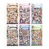 4sheets Claw Printing Companion Series Kawaii Cat and Dog Die Cutting Stickers DIY Diary Phone Case Scrapbook Aesthetic Stickers