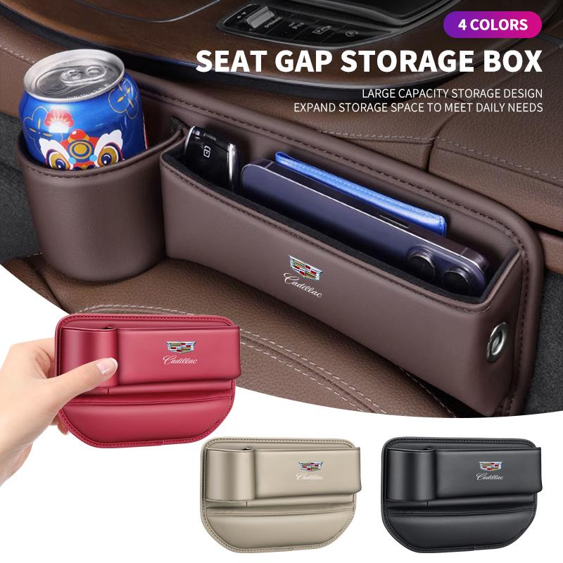 Car Seat Gap Organizer Storage Box Pocket Auto Accessories for Cadillac ATS BLS CT4 CT6 CTS ESCALADE STS XLR XT4 XT5 XTS SLS