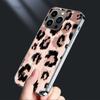 Leopard Print Pink Phone Case For Iphone 16E 15 Pro 14 Plus 17E 16 17 Pro Max Air 11 12 13 Mini Shockproof Capa Cute Cover TP