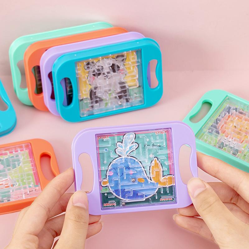 Cartoon Rolling Ball Track Maze Toys Novelty Children Early Educational Toys Puzzle Board Game Balance Training Kids Funny Gifts