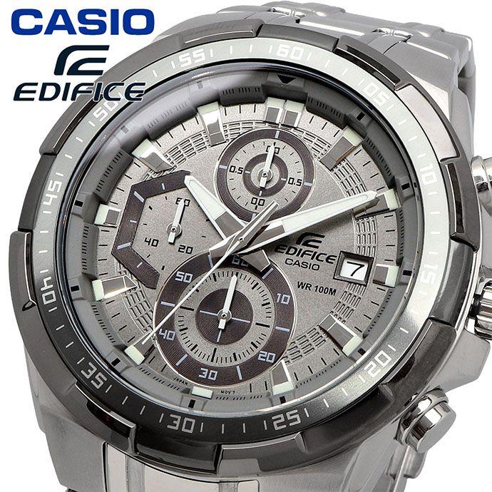 EDIFICE Watch CASIO Chronograph Gray Overseas Model EFR-539DE-8AV [Parallel Import]