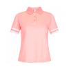 Shop   Women Collar Neck Four Way STreTch ShorT Sleeve Golf T shirT Pink Lb Wsh 