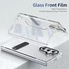 Simple Clear with Foldable Kickstand Phone Case for Samsung Galaxy Z Fold 7 6 5 4 3 Screen Protector Shockproof Protect Cover