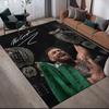 Conor Printed Carpet, Home Sofa Decoration for Living Room & Bedroom, Non‑Slip Play Flannel Floor Mat for Game Room