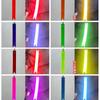 10Pcs Waterproof Car Reflective Keychain Backpack Pendant  For Children Adults Night Safety