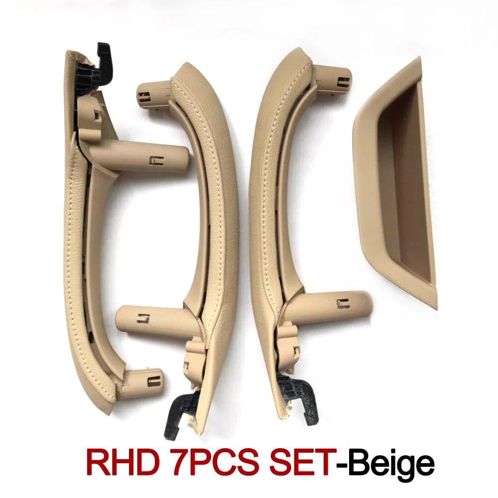 Links rechts Fahrer Auto Innentür Pull Griff Leder Abdeckung Set Montage Ersatz für BMW X3 X4 F25 F26 2010-2016