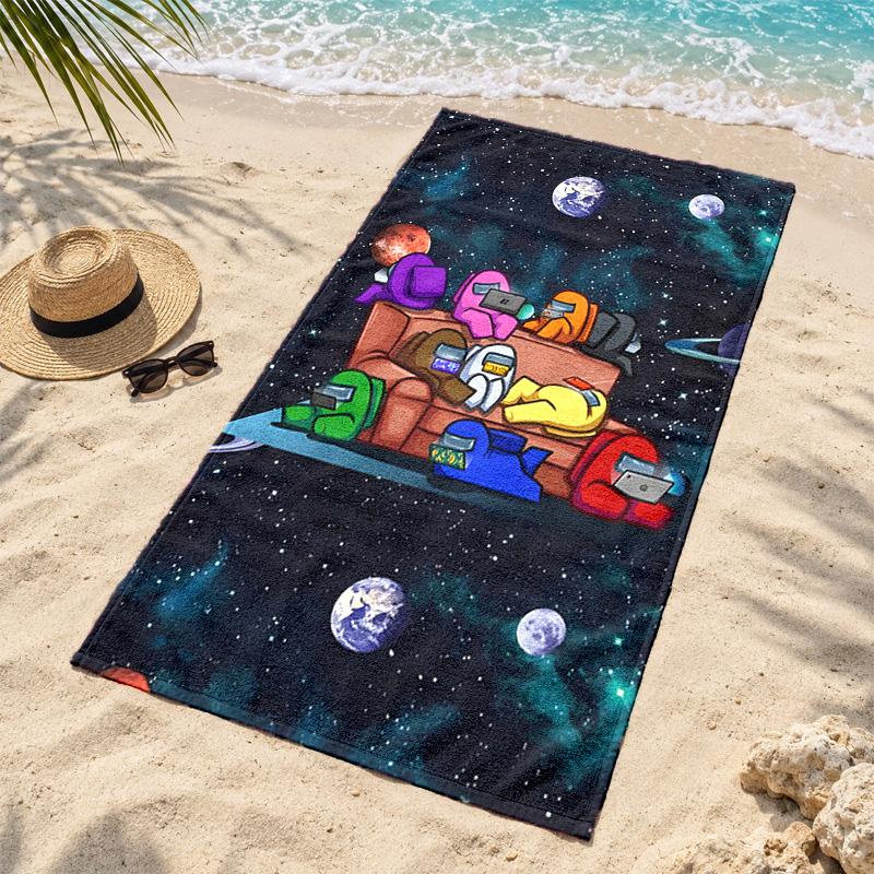 Imposter Beach Towel Quick Dry Sand Free Lightweight Beach Towels for Travel Swimming Camping