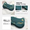 Wulsalio Ash Eye Mask, Restful Sleep, Cat Print, Silk, Stylish, Eye Cover, Comfortable Sleep Aid, No Pressure, All Seasons, Skin-Friendly, Light Block