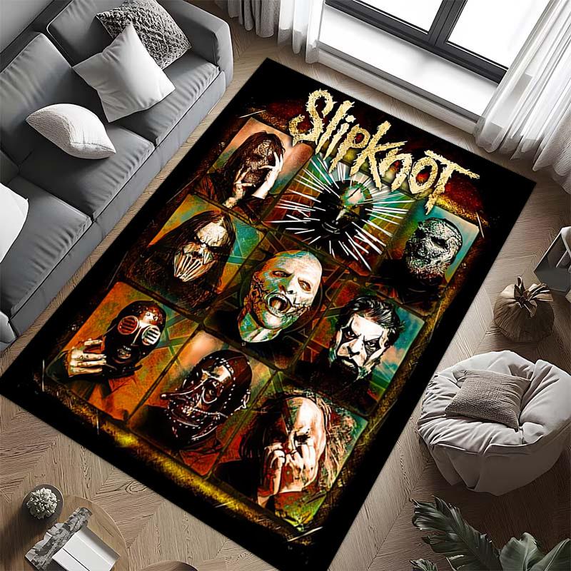 Slipknot: Rebellion carpet Doormat Living room and bedroom mats Bathroom mat Fashion Protective pad