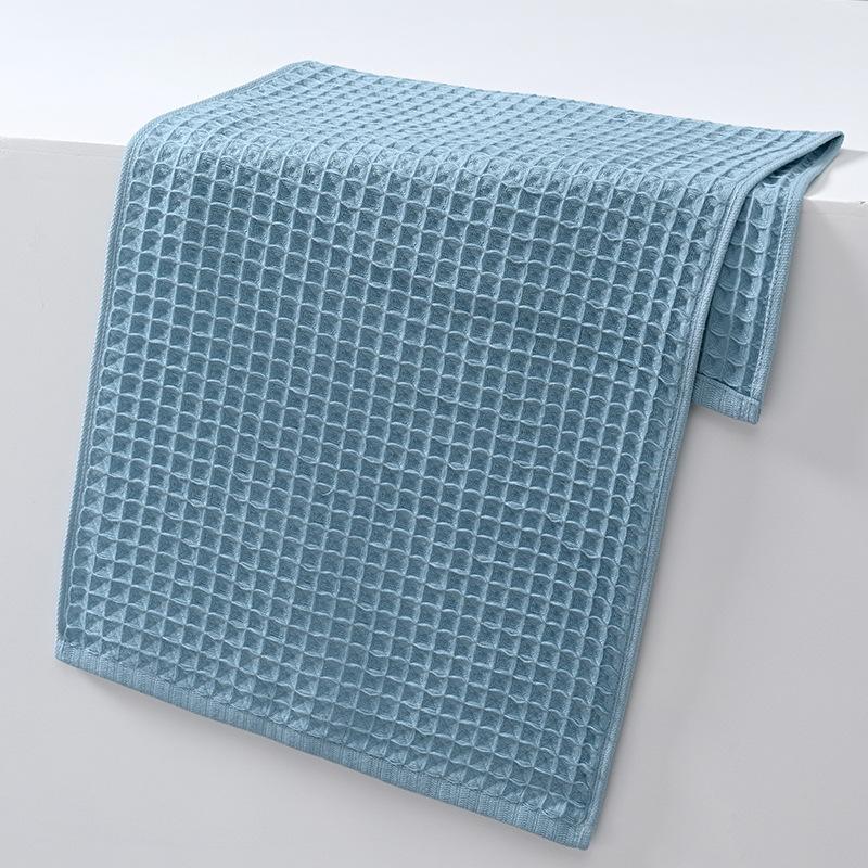 1 PC Class A Cotton Waffle Towel Combed Cotton Honeycomb Household Face Towel Soft Absorbent Comfortable Textile Towels for The Home
