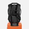 Air Slim Pack 2 X-Pac Tech Collection 39019 Black Backpack, BusinessCasual, Men's, Waterproof, Water-Repellent, Lightweight Nylon