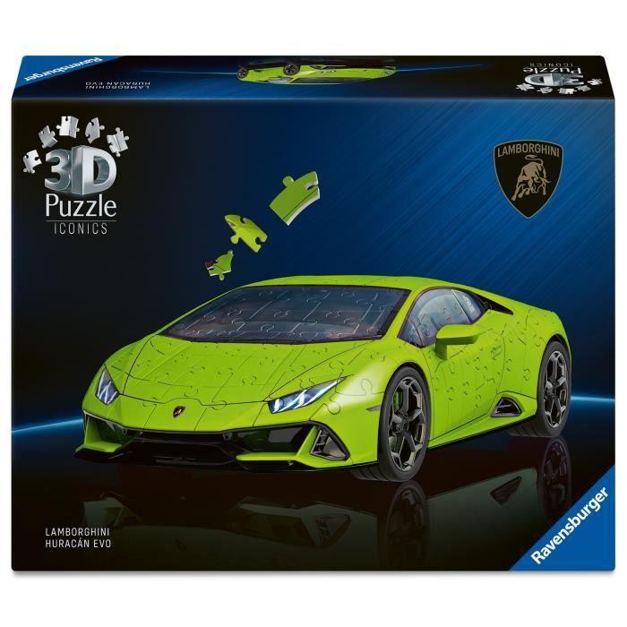 Puzzle 3D Iconics - Lamborghini Huracán EVO - Edition verte
