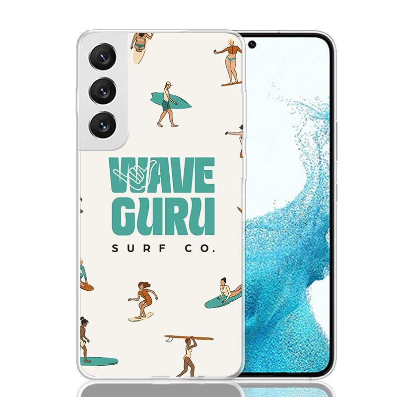 Surf Board Aesthetic Phone Case For Samsung Galaxy S26 S25 Edge S24 S23 FE S22 Ultra S21 Plus S20 + Fundas Cover Coque Galaxy S2