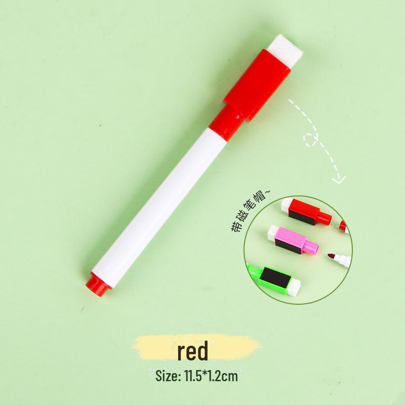 Erasable Water-Based Whiteboard Pen: Colorful, Magnetic, Easy To Wipe, No Marks, Large Capacity, Cost-Effective.