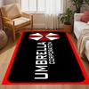 Tappeti Antiscivolo a Tema Logo Umbrella Corporation - Decorazioni per la Casa in Poliestere, Adatti per Camere da Letto, Soggiorni, Ingressi, Studi e Decorazioni