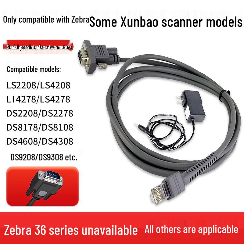 Zebra/Symbol/Motorola Scanner Accessories: Data Cables & Batteries