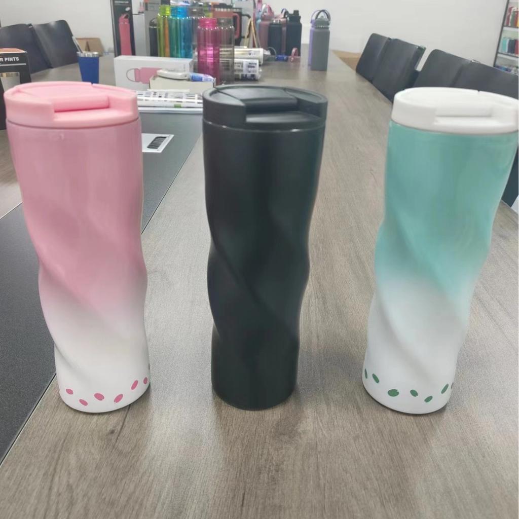 304 Stainless Steel Vacuum Cup Outdoor Car Thread Car Cup Creative Simple Large Capacity Ice Cream Cup