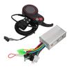 24/36/48V 350W Electric Bike Scooter Motor Controller with LH100 LCD Display Panel Thumb Throttle 2 In 1 Integrated Harness
