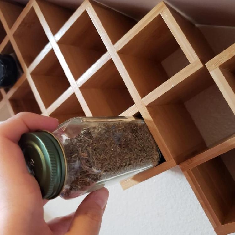 Supporto Organizer per Spezie da Banco Cucina o Cassetto Adatto a Varie Dimensioni di Bottiglie Portaspezie da Banco
