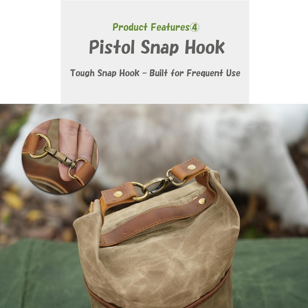 YAJIN CRAFT Cooker Bag, Camping Storage Box, Toolbox, Cooker Case, Canvas Mess Bag, Multi-Case, Cotton Canvas, Size M