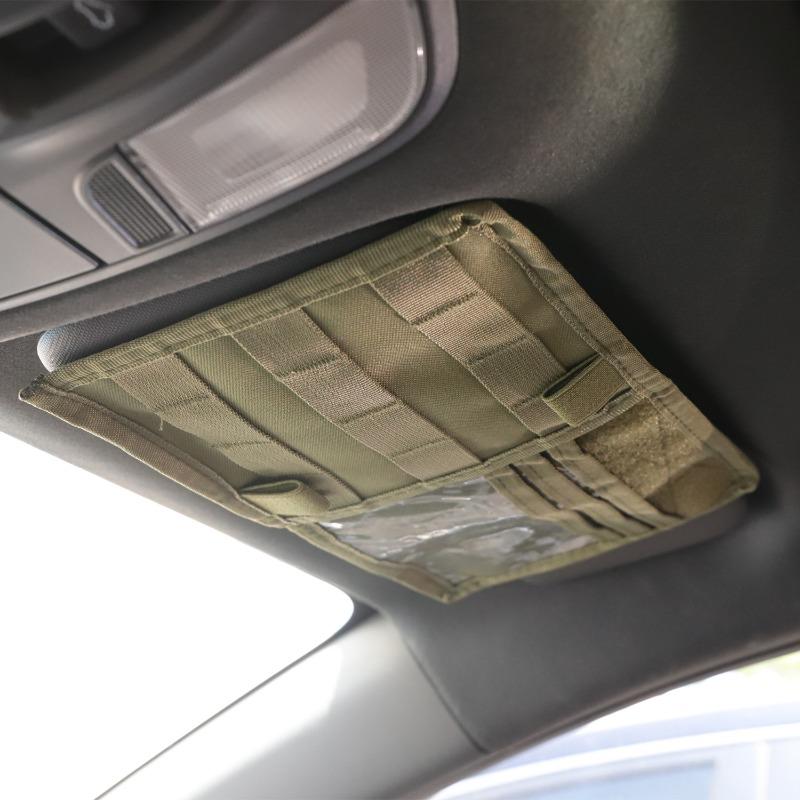 Tactical Hunting Universal Car Auto Visor Organizer Holder Case for Car Accessories Sun Visor Organizador Bag Pouch