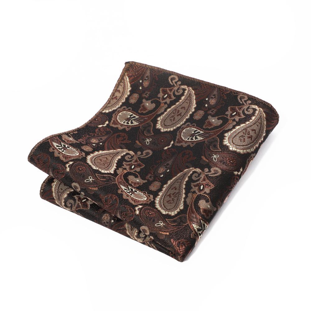 Herrficka i paisley-mönstrat polyester för affärs- eller fritidskostymer