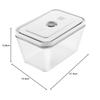 Zwilling Fresh & Save Vacuum-Sealed Glass Container, Large, Heat-Resistant Glass Storage Container [Official Japanese Product] Fresh & Save 36803-300