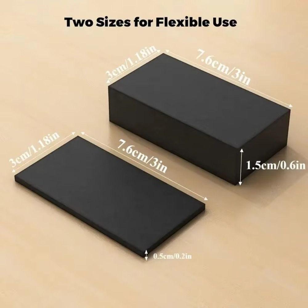 Double-sided Adhesive Furniture Wall Protectors Anti Vibration Shock Protection EVA Foam Pads Black White Headboard Bumper Bench