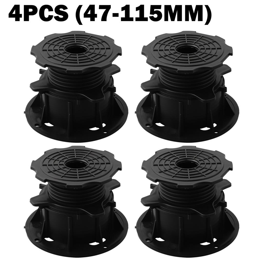 4 Stück/Set Höhenverstellbarer Terrassenlagerfuß Beseitigt Neigungsunterschiede Terrassendielen Plattenlager Terrassenlager