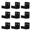 10Pcs Stainless Steel Wall Hooks Tile Hangers Heavy Duty Ceramic Tile Mount Mirror Bathroom Kitchen Dry Hanging Brackets Holder