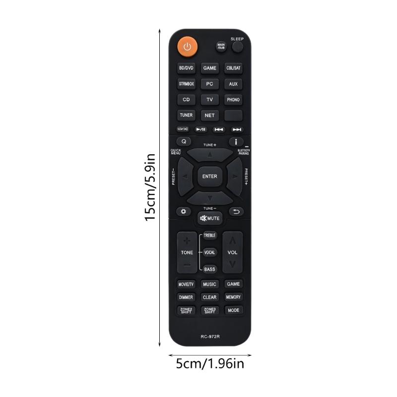 Efficient ABS Plastic Remote Control Replacement Remote Plastic Texture Suitable for Home Theater System Easy To Use
