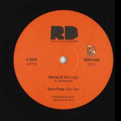 10inch Record MACKA B - Aim High; Aim High Sax / Aim High D RDR1005 Reservoir Dub 2024 Jamaica Reggae, Ska & Dub
