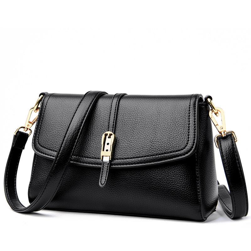 Bag Women 2025 New Fashion Small Square Bag Simple Casual Middle-aged Women Commuting Large Capacity Shoulder Messenger Bag