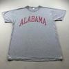 Vintage Alabama Crimson Tide T-Shirt Herren Größe L Grau Russell Athletic NCAA 90er Jahre