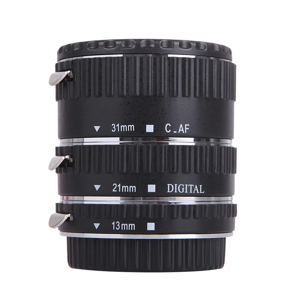 Lens Adapter Mount Macro Extension Tube Set AF Macro Extension Tube Auto Focus Macro Lens Extension Tube For Canon EOS EF EF-S