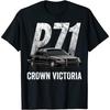 T-shirt Unisexe Voiture de Police Crown Victoria Interceptor P71