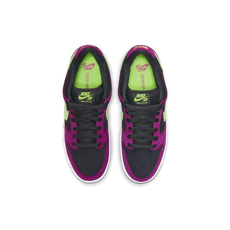 Nike Dunk Low Pro SB Red Plum Unisex Sneakers Purple Black Taxi BQ6817-501