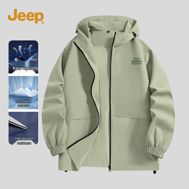 JEEP Men's Retro Casual 3-Proof Jacket