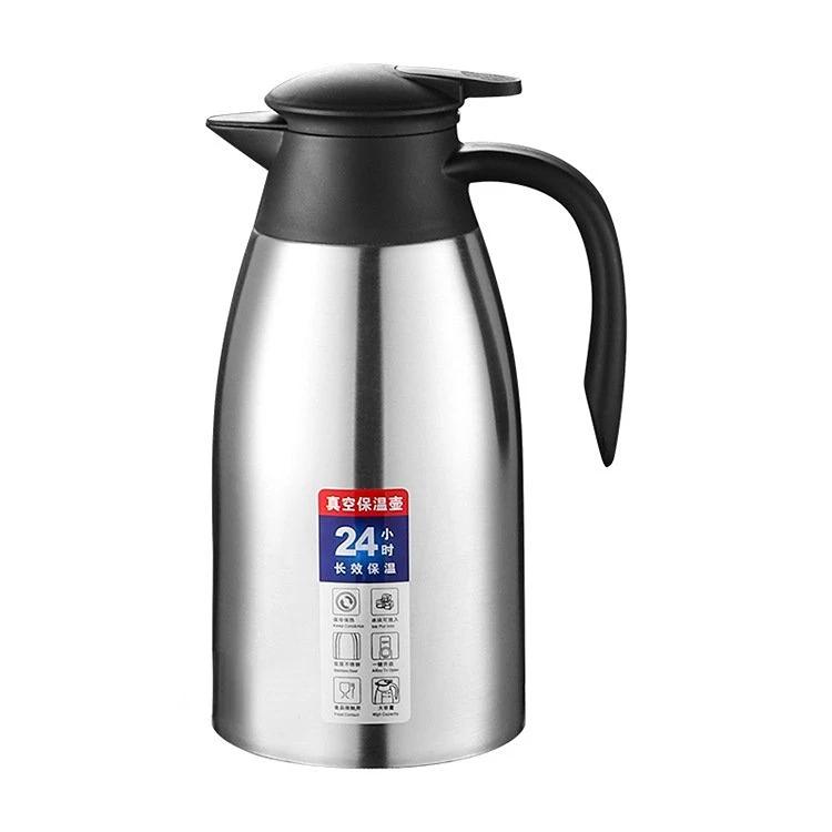 2L Coffee Thermal Kettle 304 Stainless Steel Vacuum Flasks Office Thermos Bottle Insulation Kettle Hot Water Thermos Pot