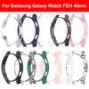 PC Half Case Dustproof Bumper Cover Anti-Scratch Half-Coverage Bumper Housing for Samsung Galaxy Watch FE/4 40mm