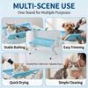 Portable Folding Pet Bath Bed, Breathable Mesh Multifunctional Grooming Shower Bracket Pet Restraint for Cat Dog Pet Accessory