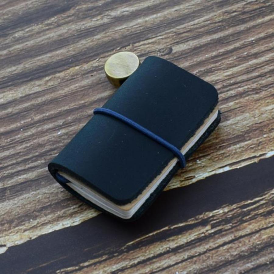 1 stück Kleines Leder-Notizbuch Taschenbuch Skizzenbuch Mini Vintage Retro Niedlich Kawaii Tragbarer Tagesplaner Organizer Reisebedarf