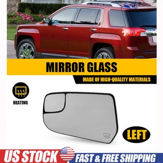 Mirror Glass With Heated Blind Spot For 2010-2017 Terrain Equinox Driver Side