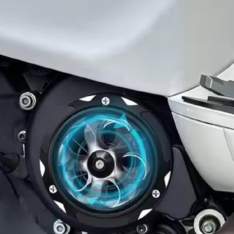 Universal Motorcycle Engine Protector Thermal Dissipation Cooling Fan Cover 145mm Engine Radiator Guard