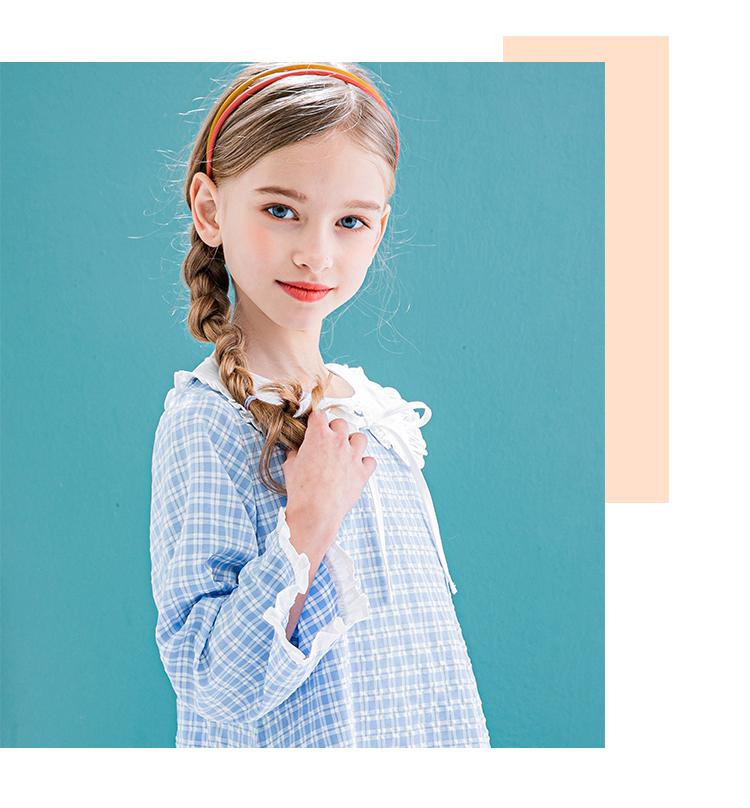 Girls' Plaid Dress