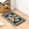 Dog Paw Print Floor Mat - Dirt & Wear-Resistant Entrance & Pet Feeding Mat