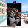 Jerry Adventure Beach Towel, Super Soft Microfiber, Perfect Gift for Her/Him, Birthday, for Pool, Beach, Travel, Decor Beach Party